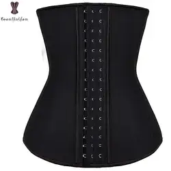 4 Steel Boned Waist Trainer 3 Hooks Waist Cincher Girdle Latex Rubber Super Tight Instant Hourglass Plus Size Waisttrainer Belt