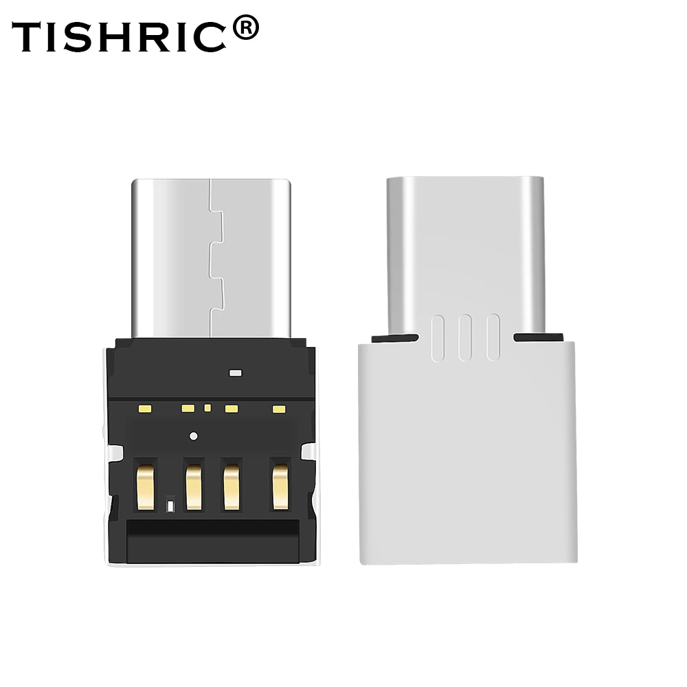 TISHRIC OTG 마이크로 USB OTG 타입-C 어댑터 USB 타입 C USB 3.0 충전 데이터 컨버터 OTG 케이블 키보드 마우스, USB 디스크 플래시