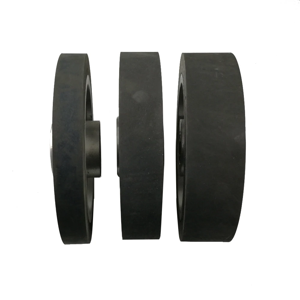 200*38Mm Solid Rubber Contact Wiel Riem Grinder Deel