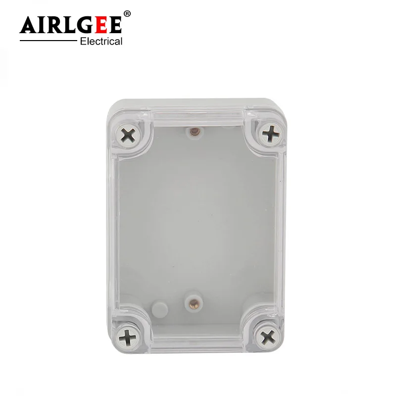 

110*80*45mm ABS transparent cover outdoor switch housing plastic waterproof IP65 junction box plastic screw