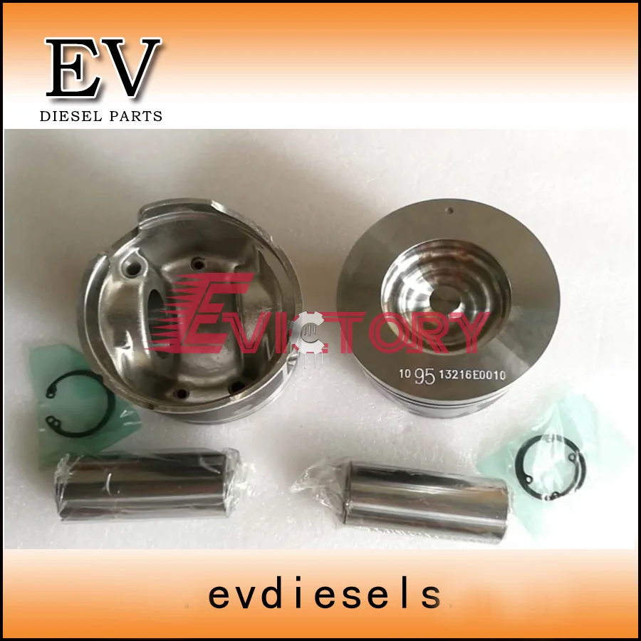 For Hino Bus N04C N04CT piston include piston pin and piston clip