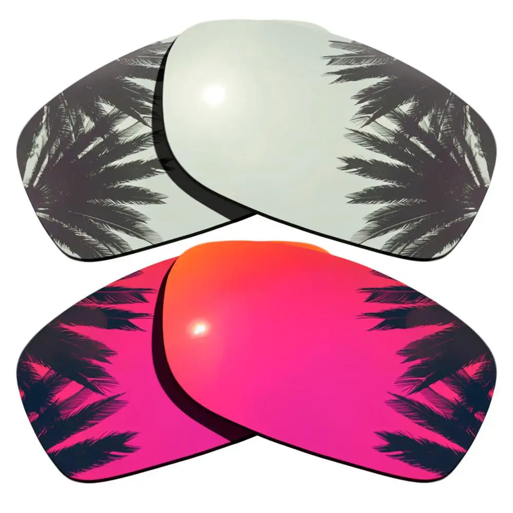 

Silver Mirrored & Midnight Sun Mirrored Polarized Replacement Lenses for Fives Squared Frame 100% UVA & UVB