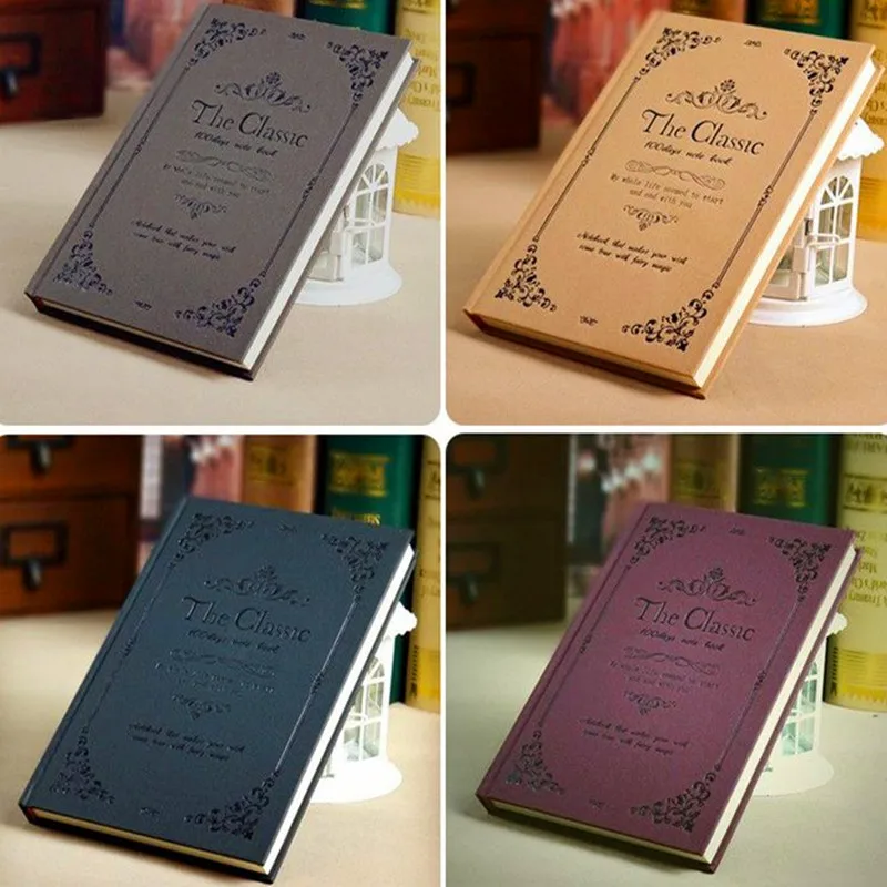 Creative Vintage A5 hardcover notebook Royal family  notepad fashion retro diary Student Stationery Gifts School Office Supplies