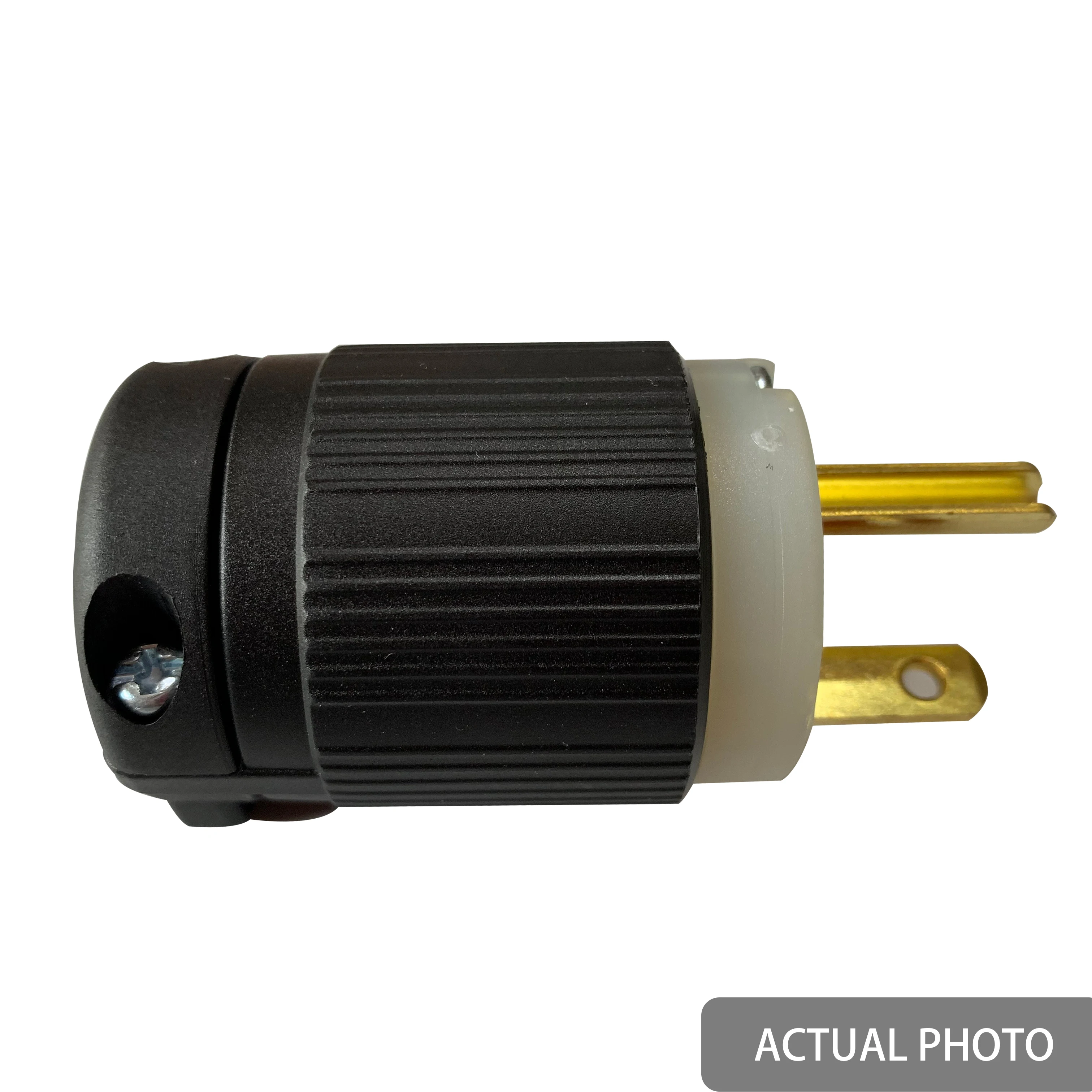 US Nema 6-15P Industrial Groungding Plug 2 Pole 3 Wire  Connector plug with Power Cable Cord 15A 250V