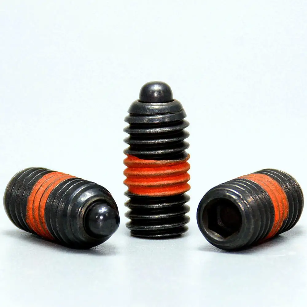 Carbon Steel Spring Plungers Ultra Light Load Light Load Heavy Load  Locating Pin Thread Ball Plunger Thread=3-16mm