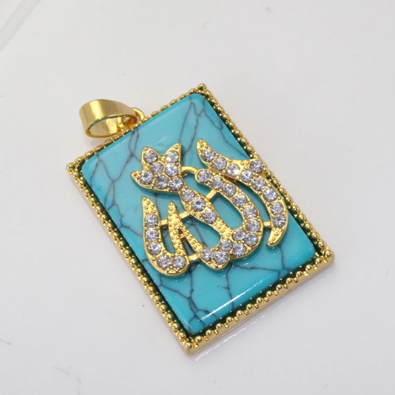 muslim Allah   pendant & necklace , charm crystal Islam Gift & Jewelry   Arab God  pendant