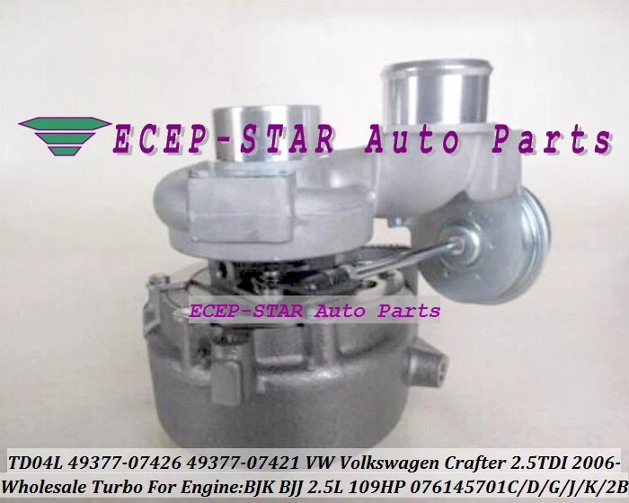 TD04L 49377-07422 49377-07423 076145701D 076145701J 076145702B Turbo For Volkswagen For VW Crafter 2006-2011 BJK BJJ 2.5L TDI