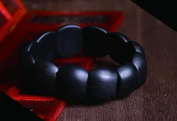 Byanshi bianshi-pulsera de jade negro para el cuidado de la salud, brazalete pequeño con piedra de sibin bian, Natural, 100% Real