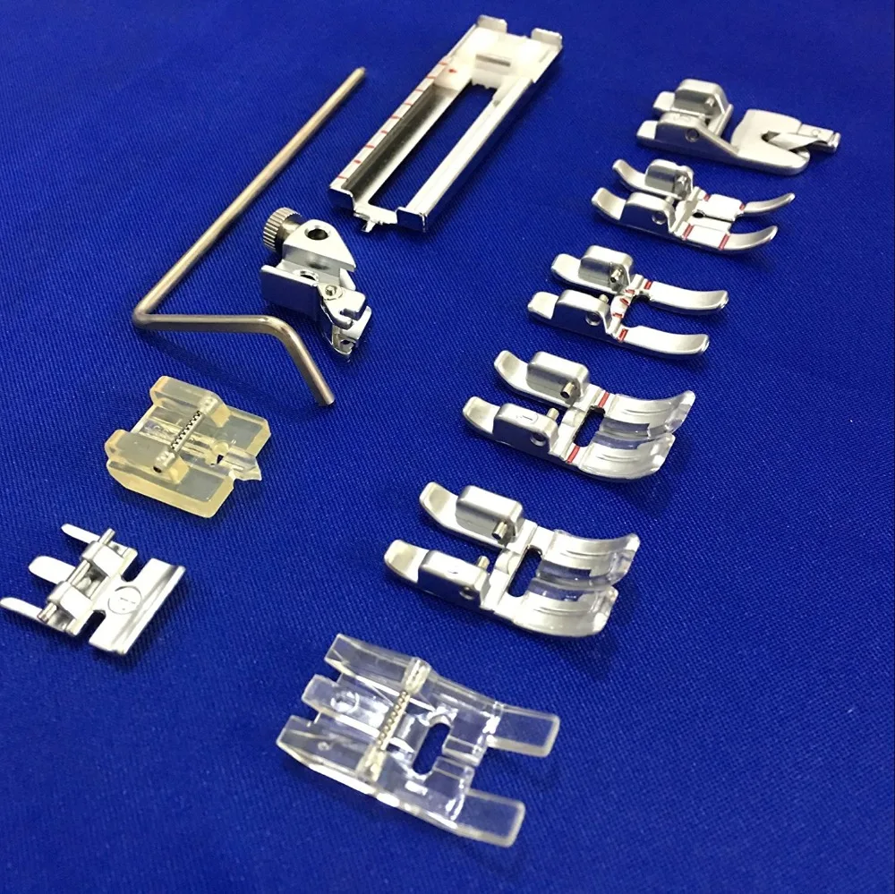 11PCS Set #CY-011-001  Snap On Presser Walking Foot/Feet Fit for Pfaff 1000-7570 with IDT Walking Foot Sewing accessories