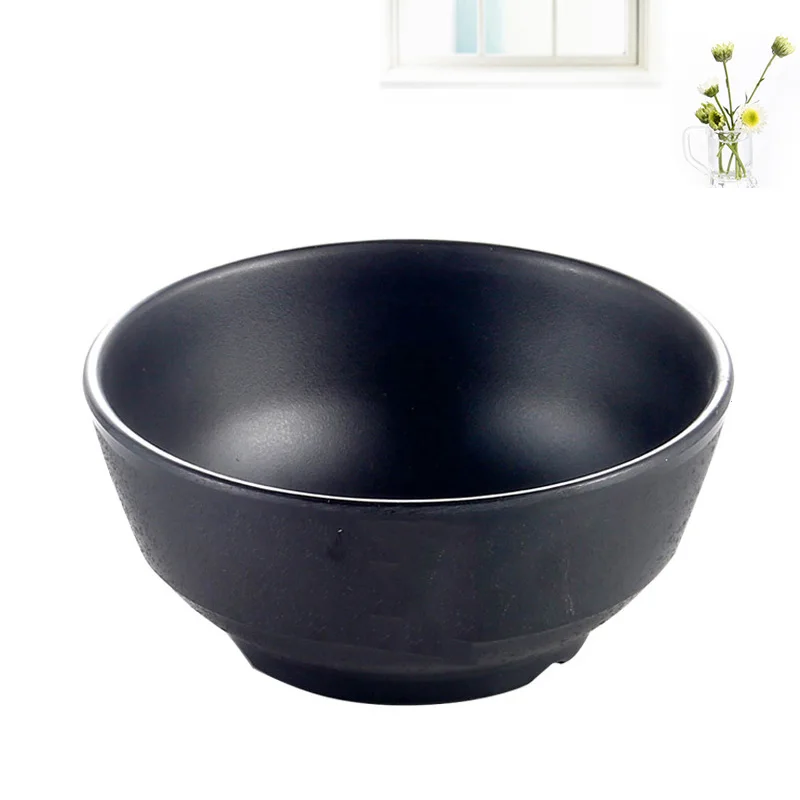 Melamine Dinnerware Black Frost Bowl Lrregular Square Bowl Fashion Restaurant Melamine Snack Bowl A5 Melamine Tableware