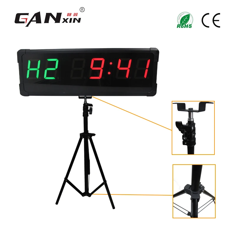 [Ganxin] Indoor/Outdoor Use Metal Foldable Tripod Stand Extendable With Holder