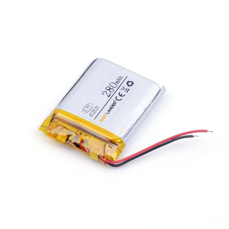 452528 280mAh 3.7V akumulator litowo-jonowy polimerowy do karta dźwiękowa Bluetooth MP3