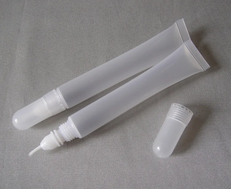 

50PCS 10ML new cosmetic tubes, portable lip gloss tube, easy to squeeze the hose Teeth Whitening plastic soft tube