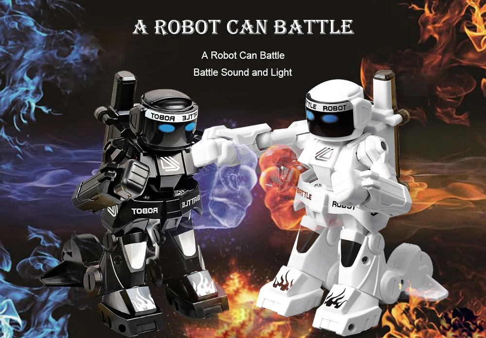 RC Robot Battle Boxing Robot Toy Two-player Games Remote Control Robot 2.4G Fighting Robot Control Toys for Kids Famly Game