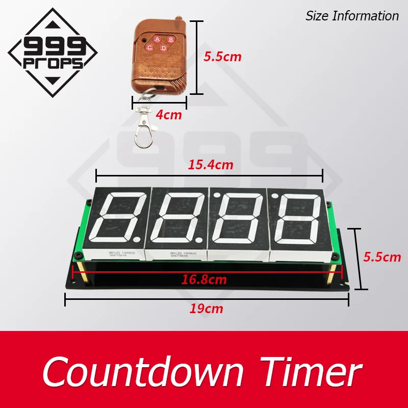 Countdown Timer Room Clock Timer for escape room props 60mins timer room escape timer remote control