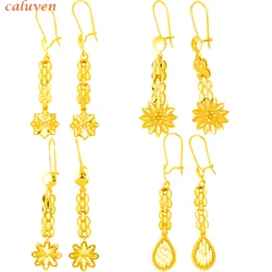 Gold Color F Heart Love Jewelry Ethiopian Earrings for Women/Girl Arab African Eritrea Habesha Gifts