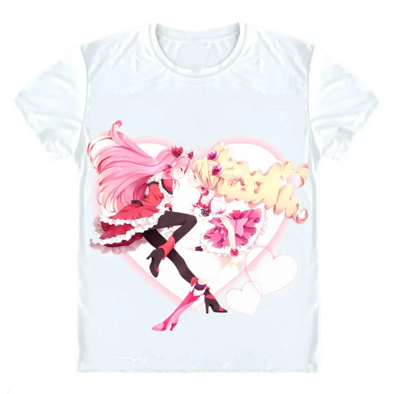 Fresh Pretty Cure T-Shirts Multi-style Short Sleeve Shirts Fresh Precure Glitter Force Eas Momozono Tart Inori Yamabuki Shirt