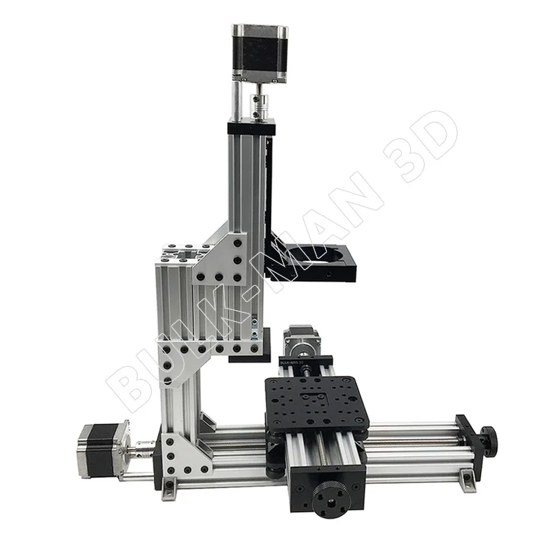 20%off BulkMan 3D MiniMill CNC Machine Mechanical Kit 3Axis DIY Milling Engraver Frame Kit with 1.26N.m Nema23 Stepper Motors