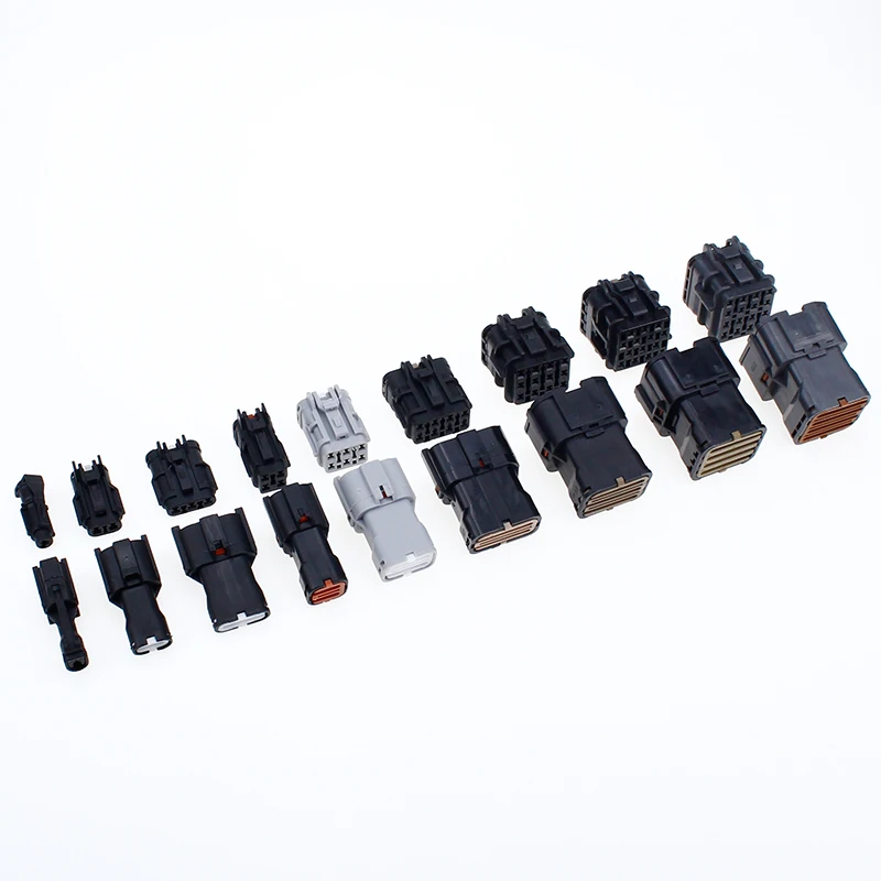 1 sets 1/2/3/4/6/8/12/14/16 Pin Way Waterproof Wire Connector Plug Car Auto Sealed Electrical Set Car Truck connect