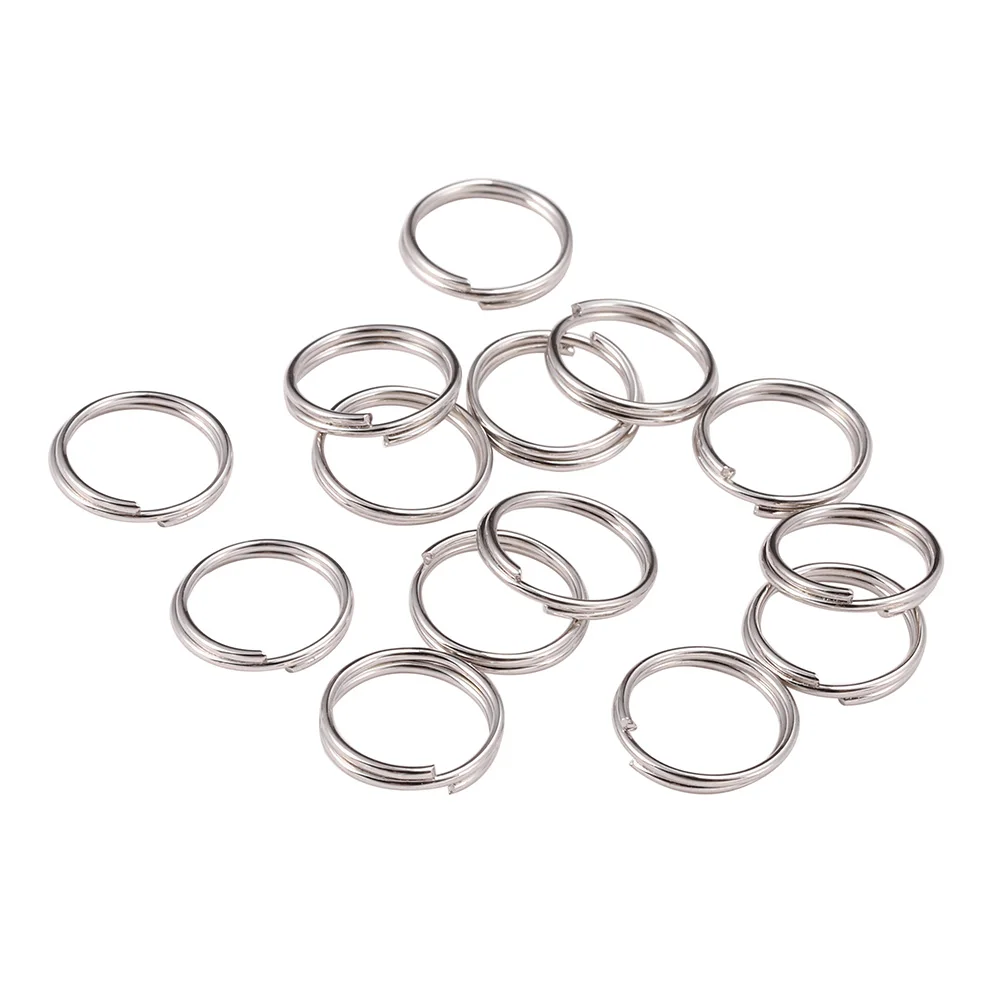 20-200 Teile/beutel 4-25mm Offene Binderinge Doppel Schleifen Split Ringe Anschlüsse Für Diy Schmuck Machen Erkenntnisse zubehör Liefert – Detail 9