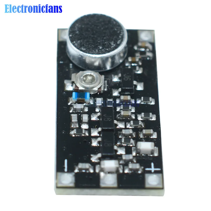 88-108MHz FM Transmitter Wireless Microphone Surveillance Frequency Board Module DC 2V-9V