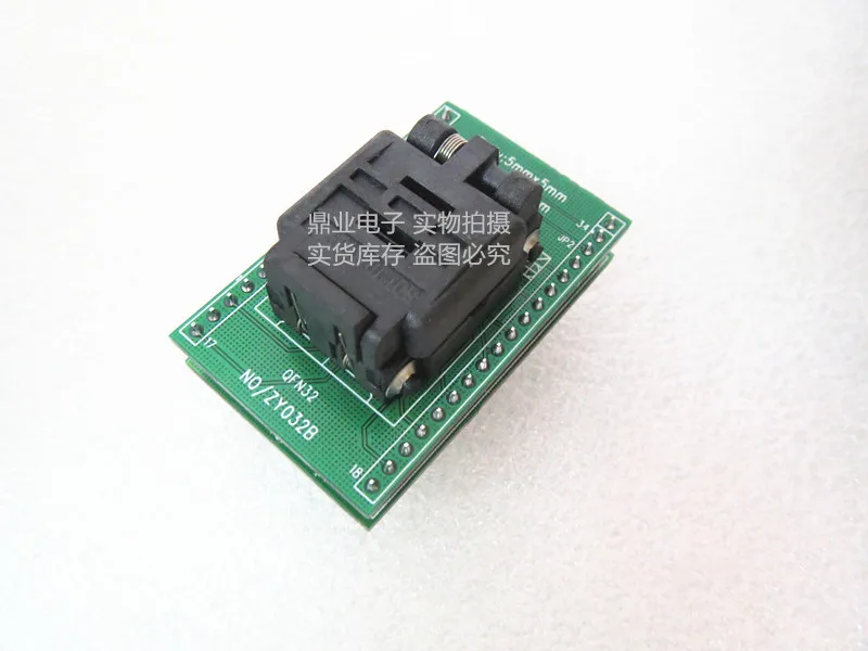 Clamshell ZY032B QFN32 IC Burning Seat Adapter Testing Seat Test Socket Test Bench In The Stock