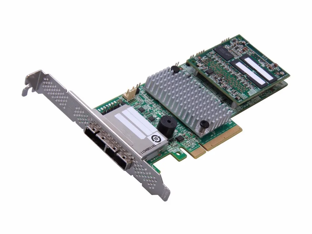 

LSI MegaRAID LSI00333 (9286CV-8e) PCI-Express 3.0 x8 Low Profile SATA / SAS RAID