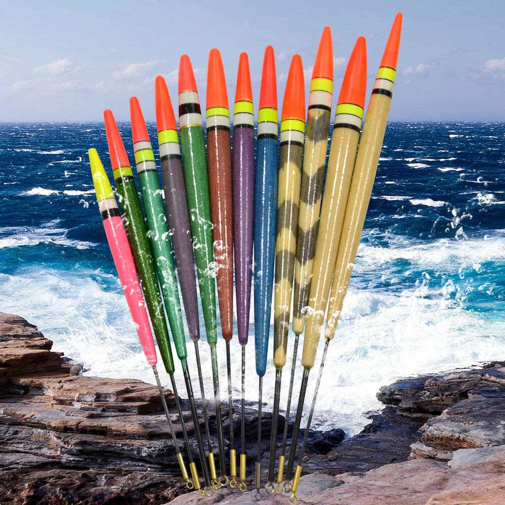 NGB 10PCS 2g 3g 4g 5g Balsa Fishing Float Buoy Pesca Bobber Peche Boyas Pesca Tackle Float For Carp Fishing
