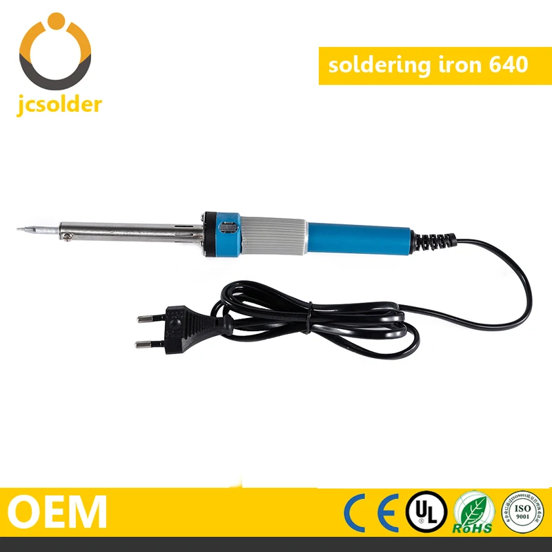 JCD Hiqh quality Electric soldering iron110V/220V and 24V/12V 60w 40W 30W soldering irons constant temperature