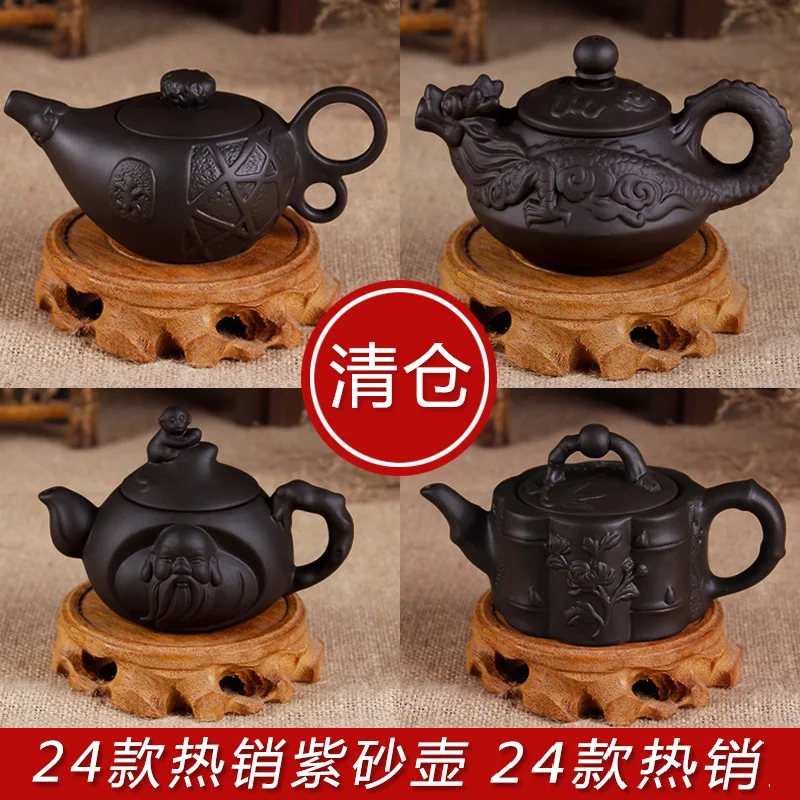 

Yixing handmade purple sand pot Small capacity teapot beauty pot raw ore authentic filter tea pot Gongfu tea set