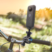 For DJI Pocket 2 Bike Mount For Insta360 ONE X /EVO DJI OM 4 Gimbal  Accessories Stand Holder For Insta360 Action Camera Parts