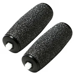 Adomaner Sholl Replacement Roller Heads Velvet Refill Diamond Grinding Head For Electric Pedicure Foot Care File Tool 2Pcs/ Pack