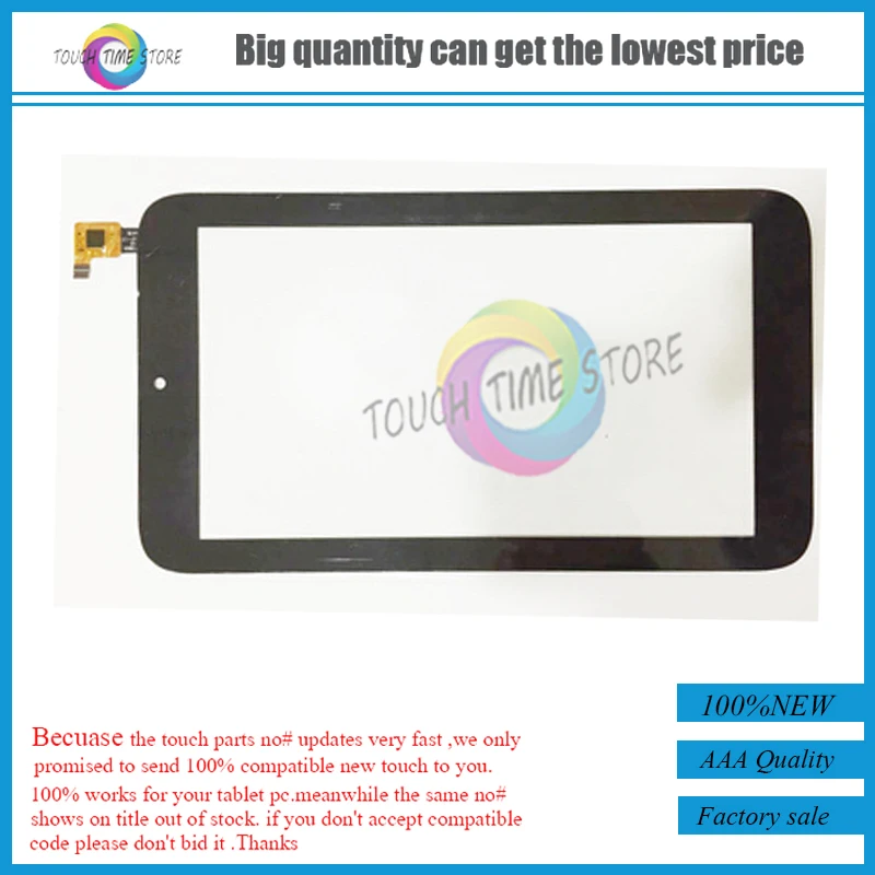 Novo painel touch alde 7 polegadas para tablet alcatel pixi 7 2g 3g refletor 1216x 1216d com sensor de toque frete grátis