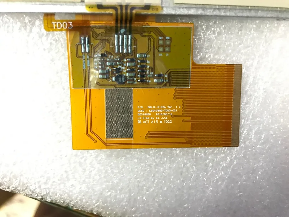 LB043WQ3-TD03 Lcd-scherm