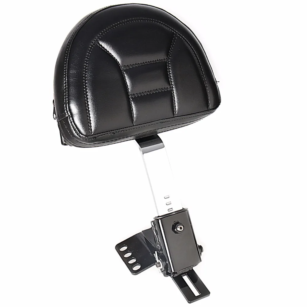 Plug-in Detachable Rider Driver Backrest w/ Pocket For 1997-2017 Harley Touring FLH/T FLHX FLHR Models