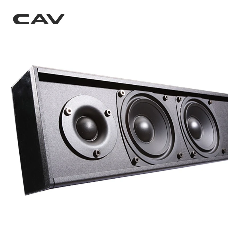 Alto-falante passivo al210 suporte com fio, coluna 3.0 canais, duas vias, home theater, alto-falantes passivos, tv, cinema