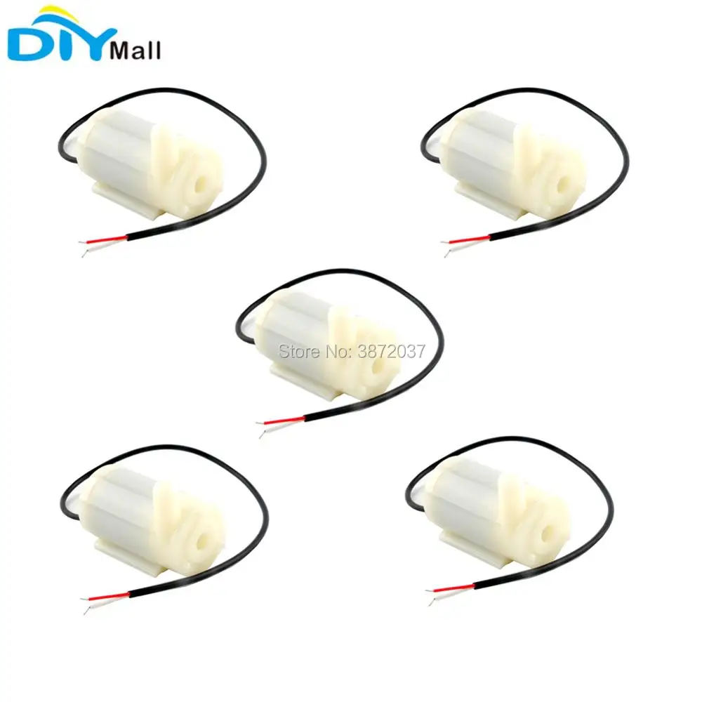 5 قطعة/الوحدة DC 3V 4.5V DIY البسيطة المياه الغاطسة مضخة موتور 100L/H