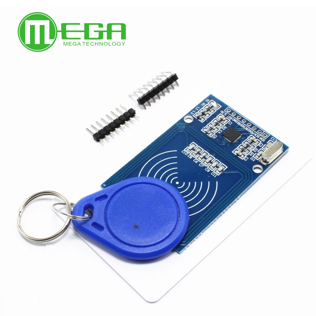 MFRC-522 RC522 RFID module  RF IC card inductive module with free S50 Fudan card key chain  for arduino