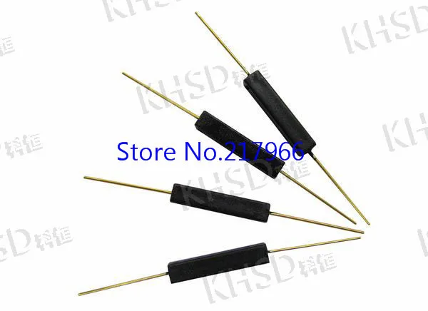 100PCS ,Hot plastic normally open reed switch magnetic shock and damage to the GPS-14A plastic length 14mm, Free Shipping