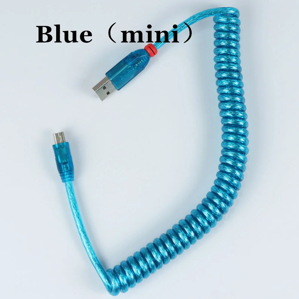 Free Shipping LINDY USB Coiled Cable wire Mechanical Keyboard USB