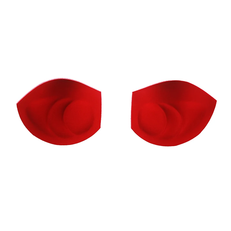 20pair Red Bra Cup Pads Sponge Foam Bra Breast Enhancer For Bikini Padding Insert Bridal Bra Accessorries WB122