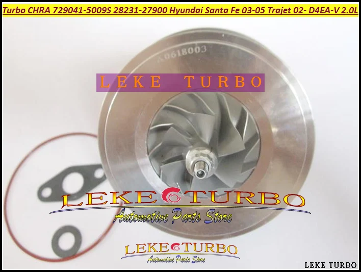 Free Ship Turbocharger Turbo Cartridge CHRA GT1749V 729041-5009S 729041 28231-27900 For HYUNDAI Santa Fe Trajet  D4EA-V 16v 2.0L