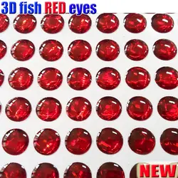 2022HOT 3d  lure eyes,fly tying Lure bait eyes solid color fish eyes 500pcs/lot color RED fising eyes