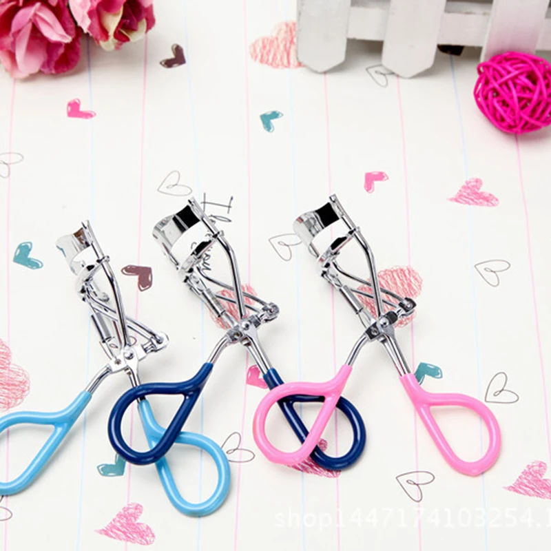 1PCS Delicate Women Eyelashes Curler Professional Lash Curler Nature Style Cute Curl Eyelash Curlers Silver Beauty Tools