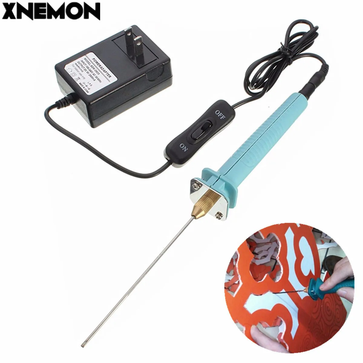 XNEMON 15W 10cm Foam Cutter Electric Styrofoam Cutting Machine Pen Kit Tool Hand Held Engraver Cutting 100-240V EU Plug