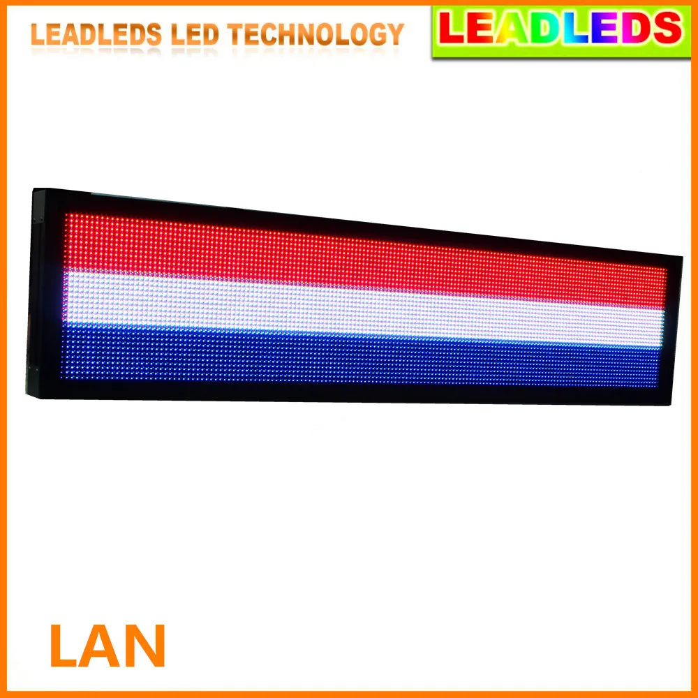 

P10 32 * 192 pixel Outdoor video Led Display Screen Full Color LED Sign Board,Use P10 led waterproof RGB Full color module