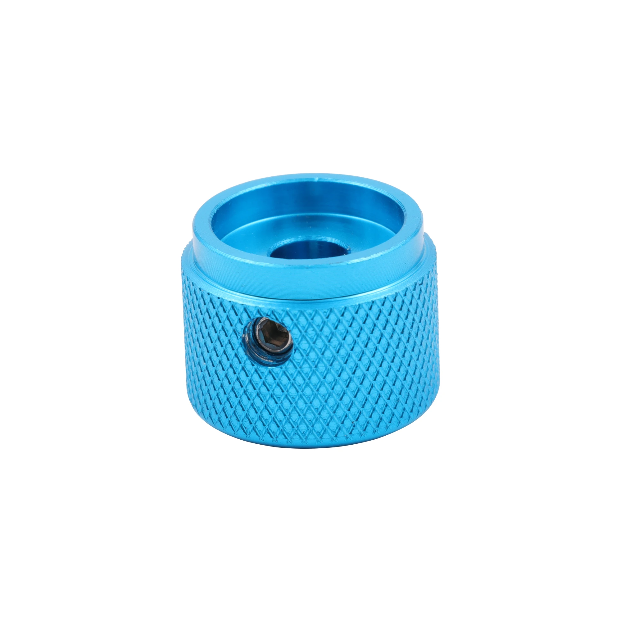 1pc 20x15,5mm CNC Gefräste Solide Aluminium Potentiometer Knopf für Audio Verstärker Radio Gitarre AMP Effekt Pedal stomp Box DIY – Detail 9