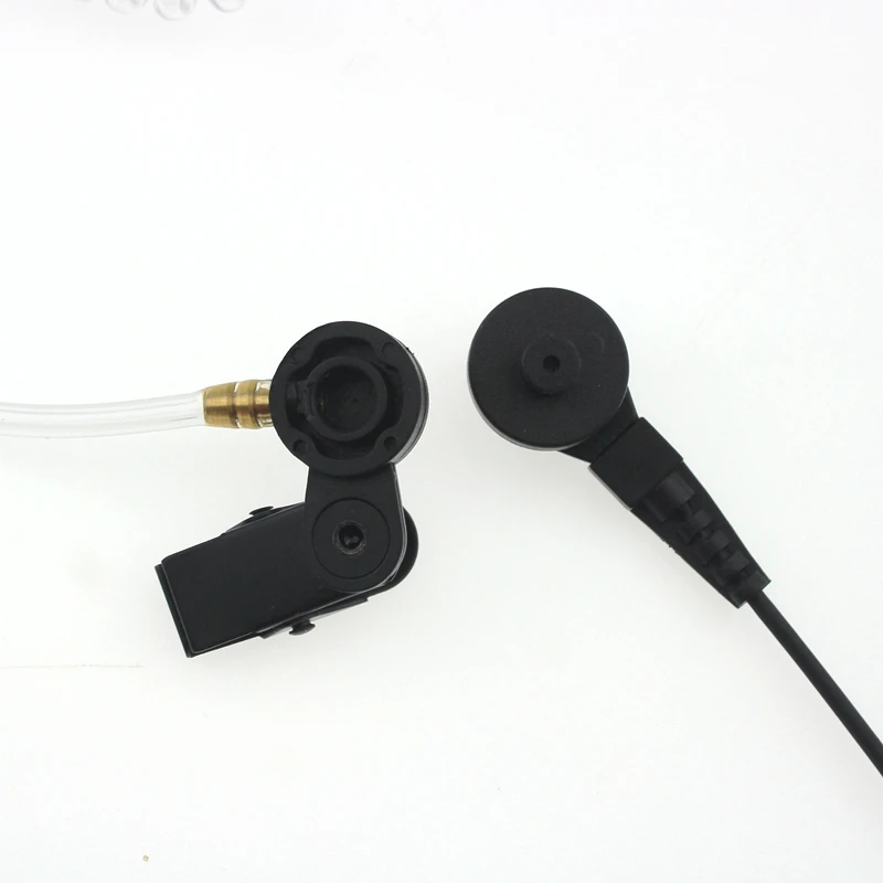 G-Oorhaak Headset Covert Akoestische Buis Oortelefoon Met Kraag Clip Hoofdtelefoon voor Walkie Talkie Yaesu Vertex VX-6R 7R 6E Radio