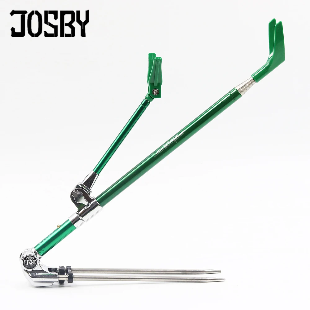 JOSBY 1.7M 2.1M 2.3M canna da pesca staffa portatile pieghevole a scomparsa 5 colore in acciaio inox Canna da pesca Holder telescopico