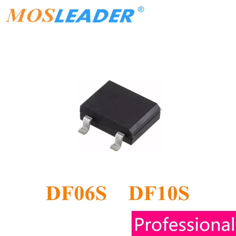 Mosleader DF06S DF10S SOP4 1500PCS 1A 800V 1KV 1000V DF06 DF10 Bridge recetifirer High quality